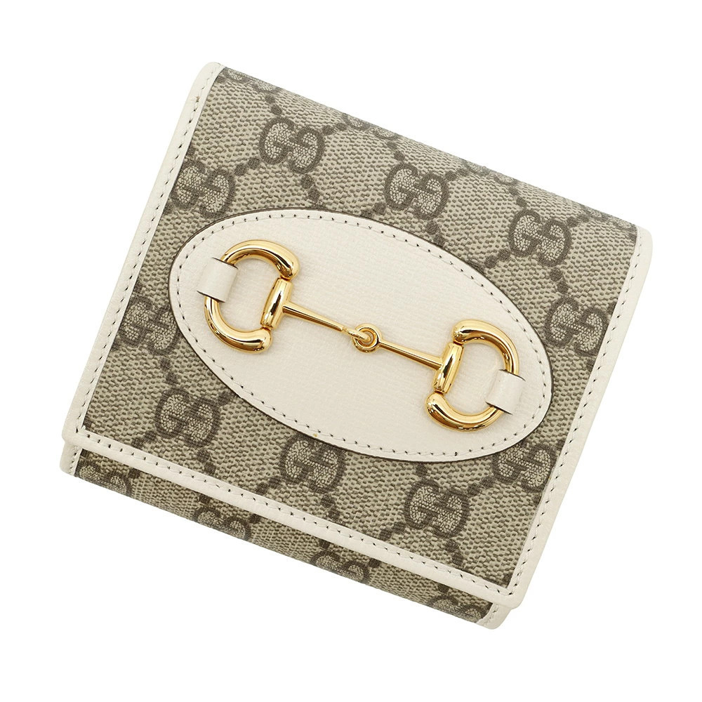 Gucci Bi fold Wallet Horsebit GG Supreme